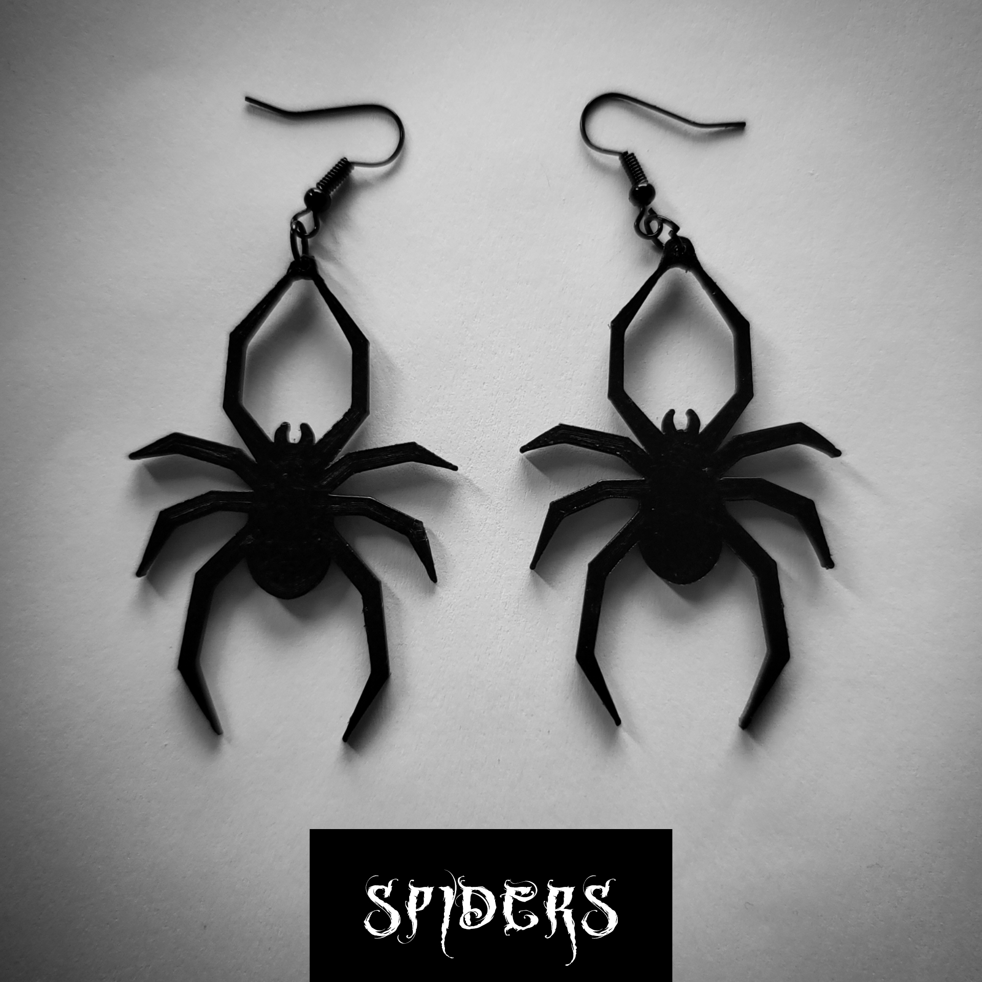 spider ear rings