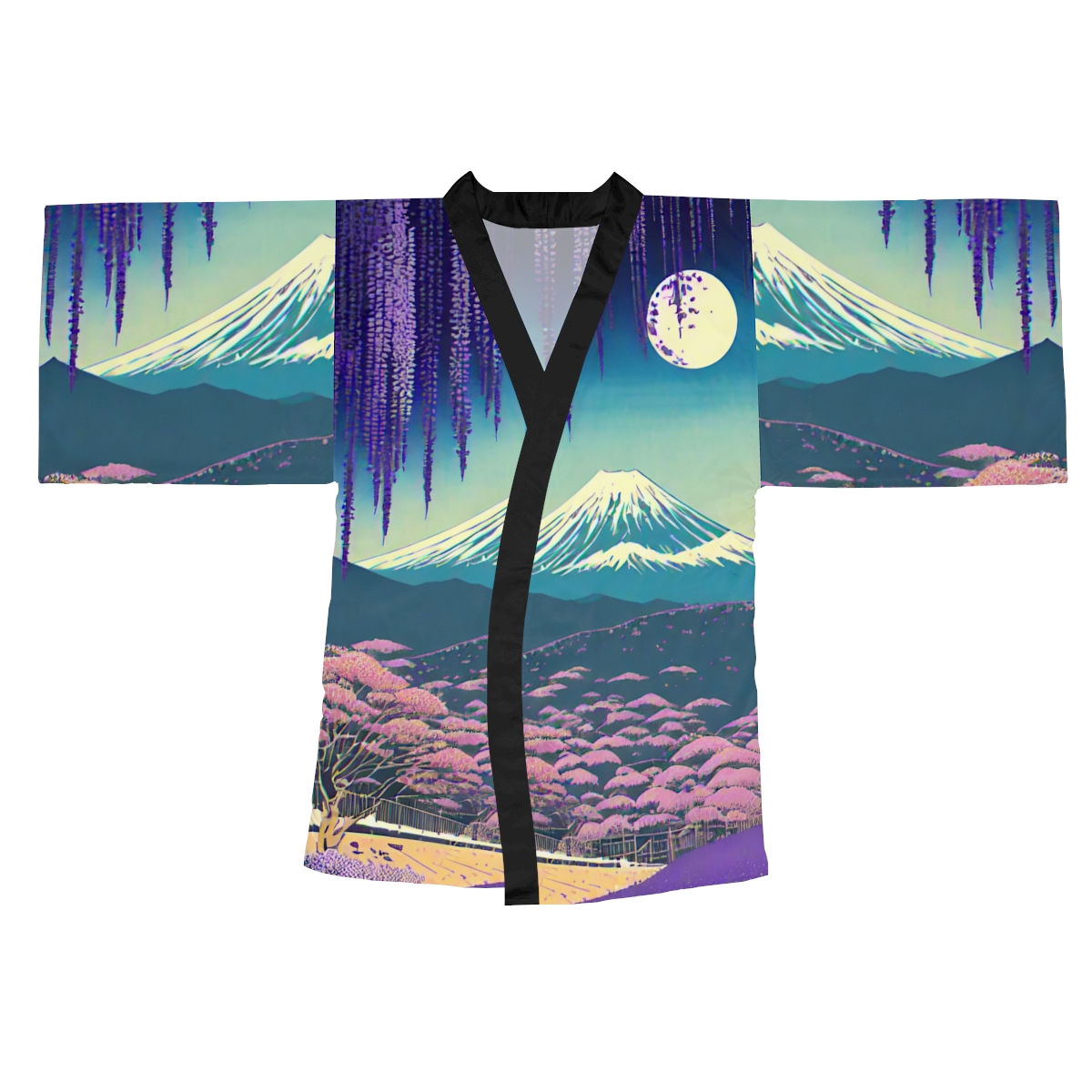 Fuji Wisteria Kimono Robe