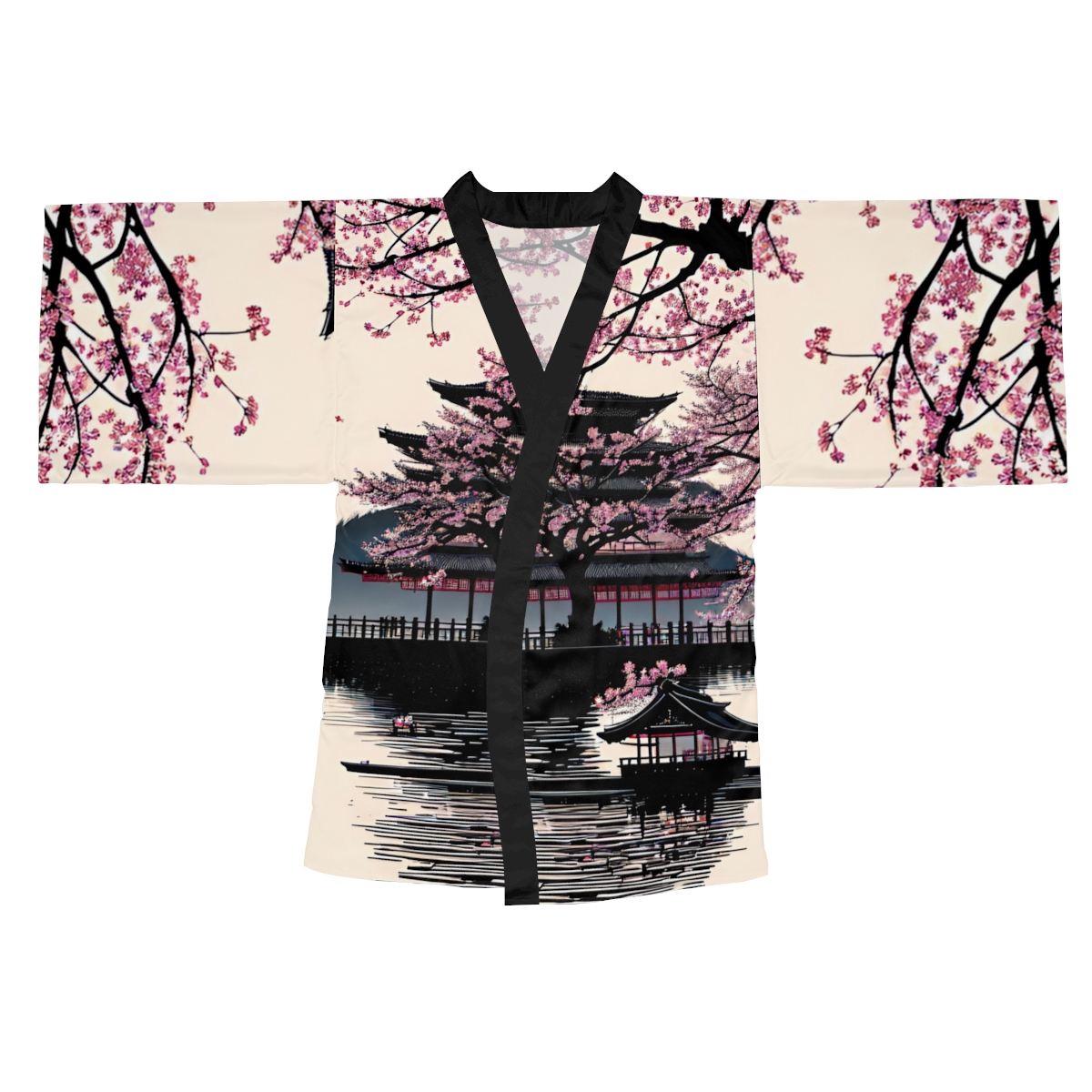 Shiro Sakura Kimono Robe