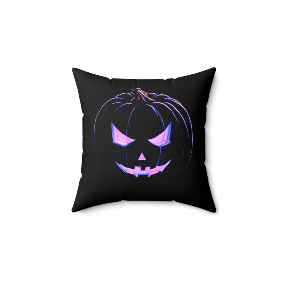 Purple Jack o Lantern Pillow